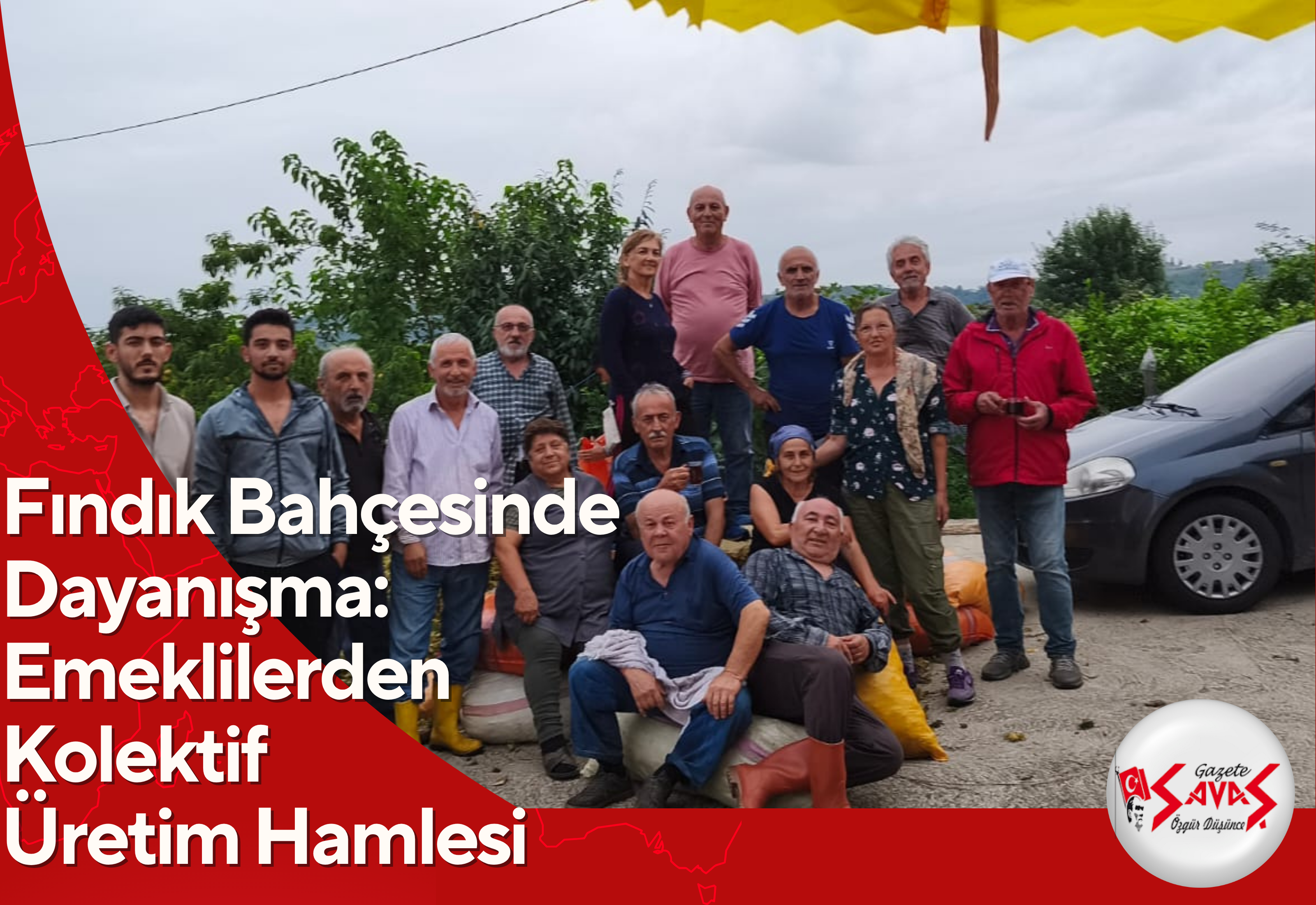 Fındık Bahçesinde Dayanışma: Emeklilerden Kolektif Üretim Hamlesi