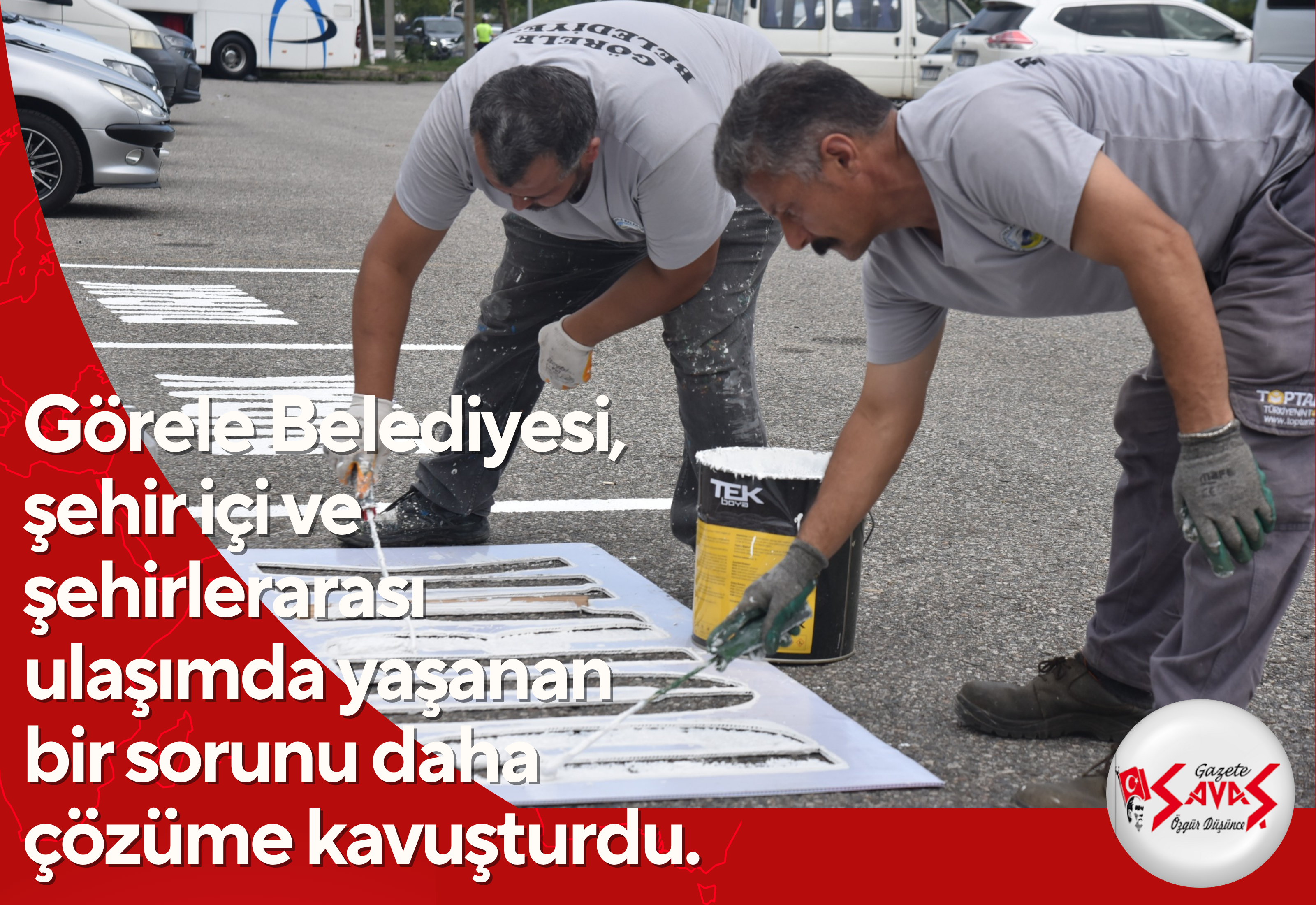 Görele Belediyesi, şehir içi ve şehirlerarası ulaşımda yaşanan bir sorunu daha çözüme kavuşturdu.