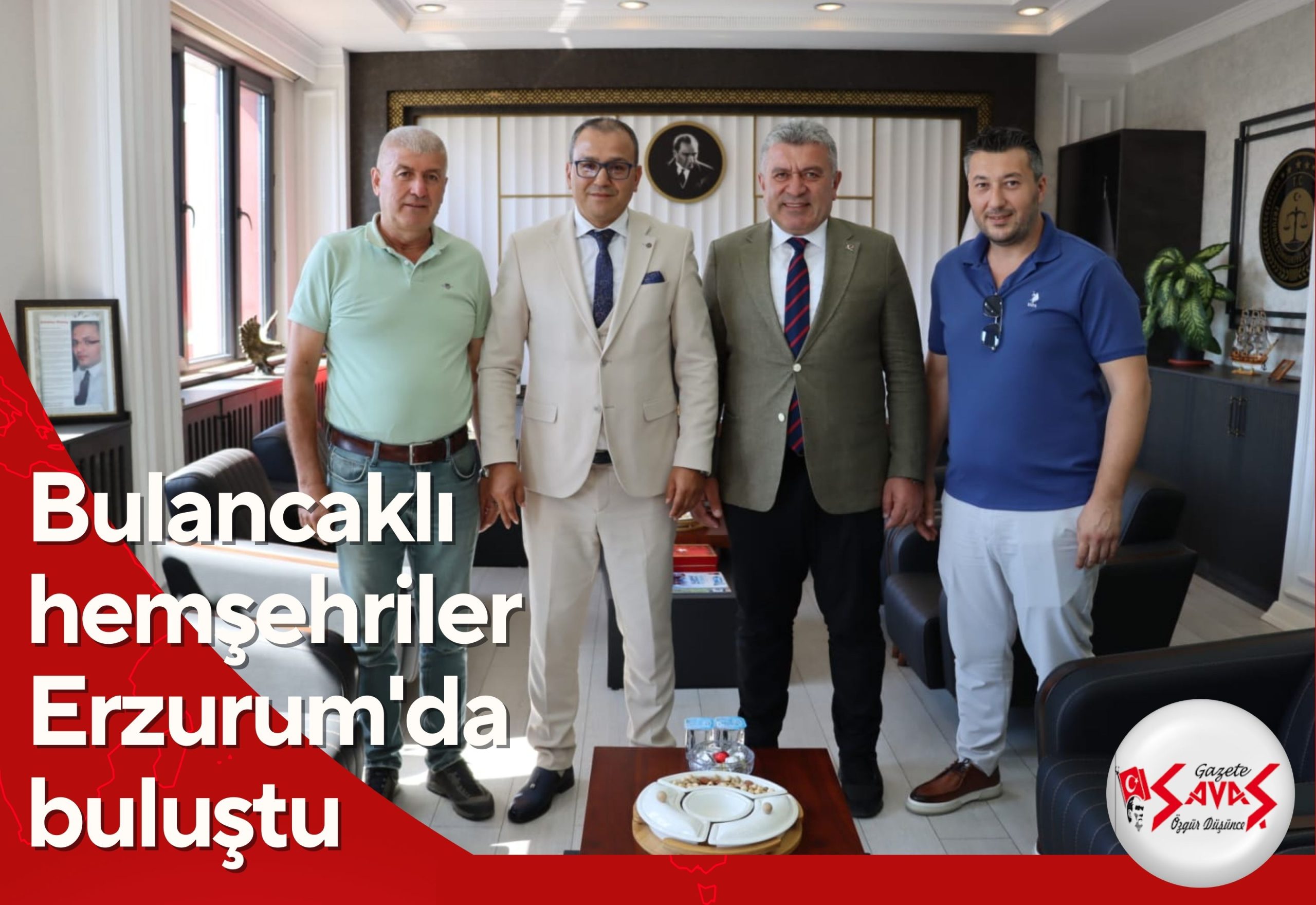 Bulancaklı hemşehriler Erzurum’da buluştu