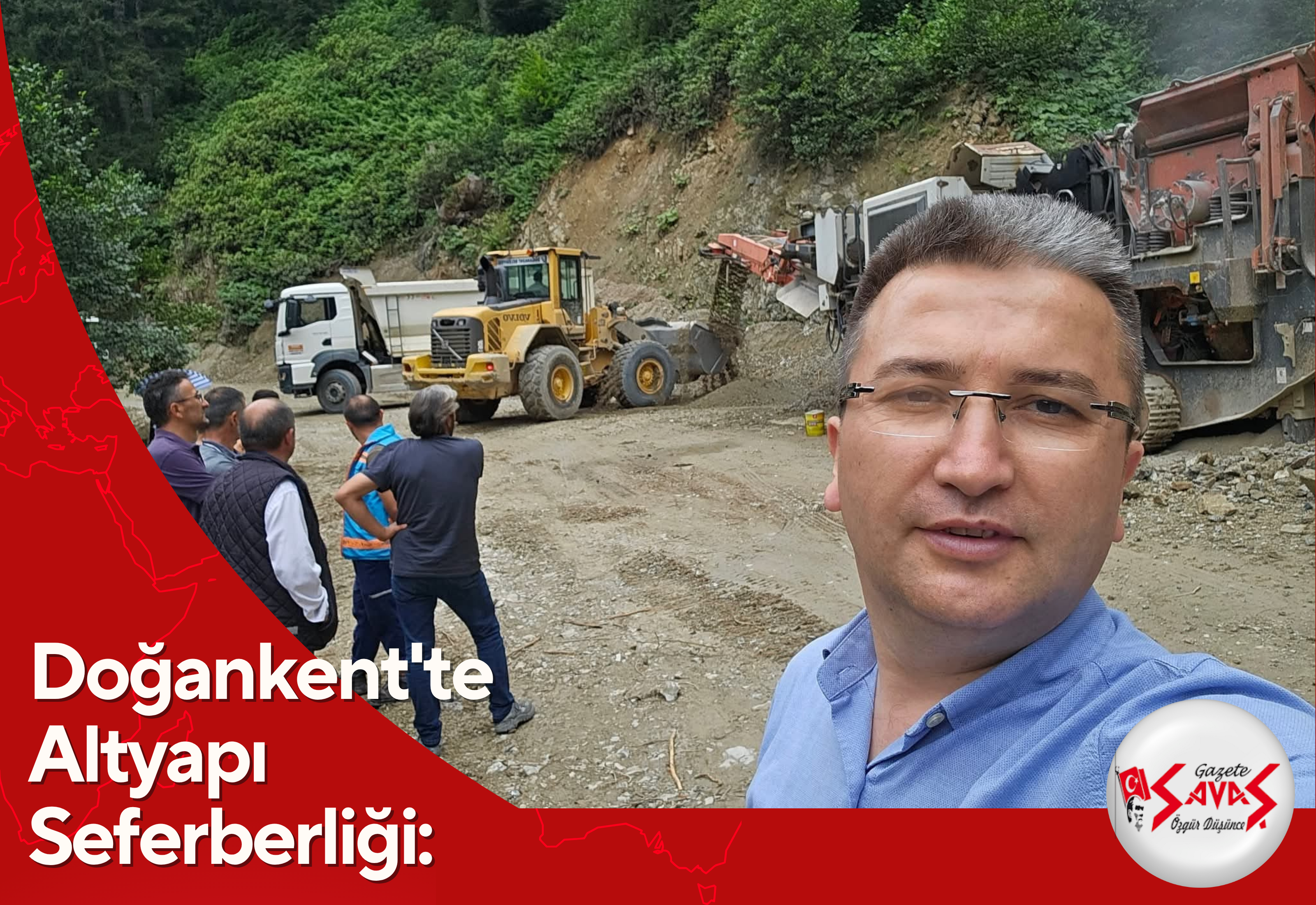 Doğankent’te Altyapı Seferberliği: Başkan Özden, Merkez Ve Yayla Yollarındaki Çalışmaları Paylaştı