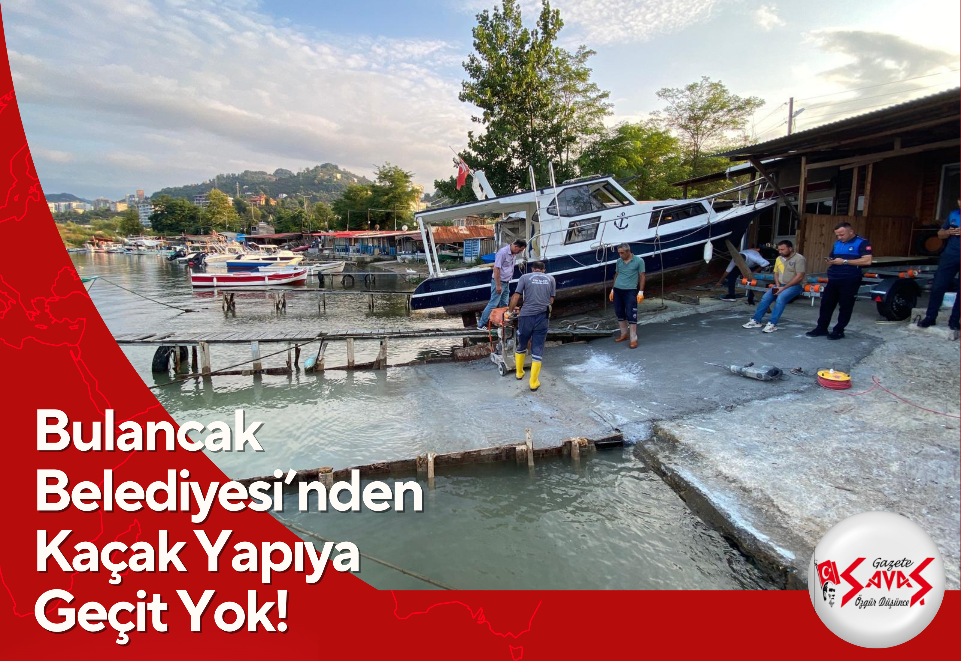 Bulancak Belediyesi’nden Kaçak Yapıya Geçit Yok!