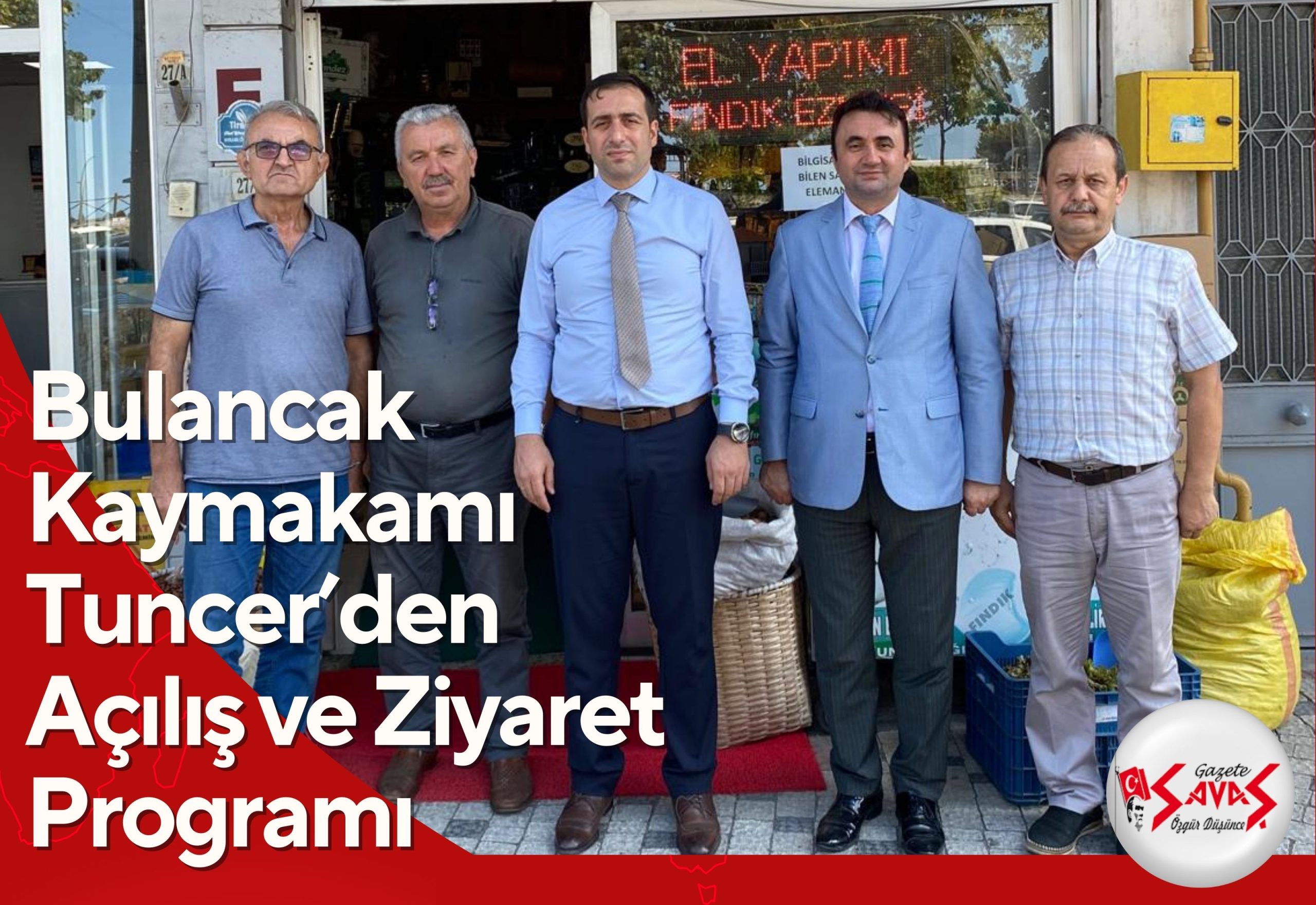 Bulancak Kaymakamı Tuncer’den Açılış ve Ziyaret Programı