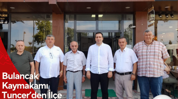 Bulancak Kaymakamı Tuncer’den İlçe Odalarına İade-i Ziyaret