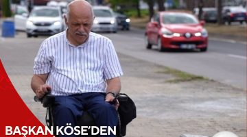BAŞKAN KÖSE’DEN ENGELLİ DOSTU DÜZENLEME
