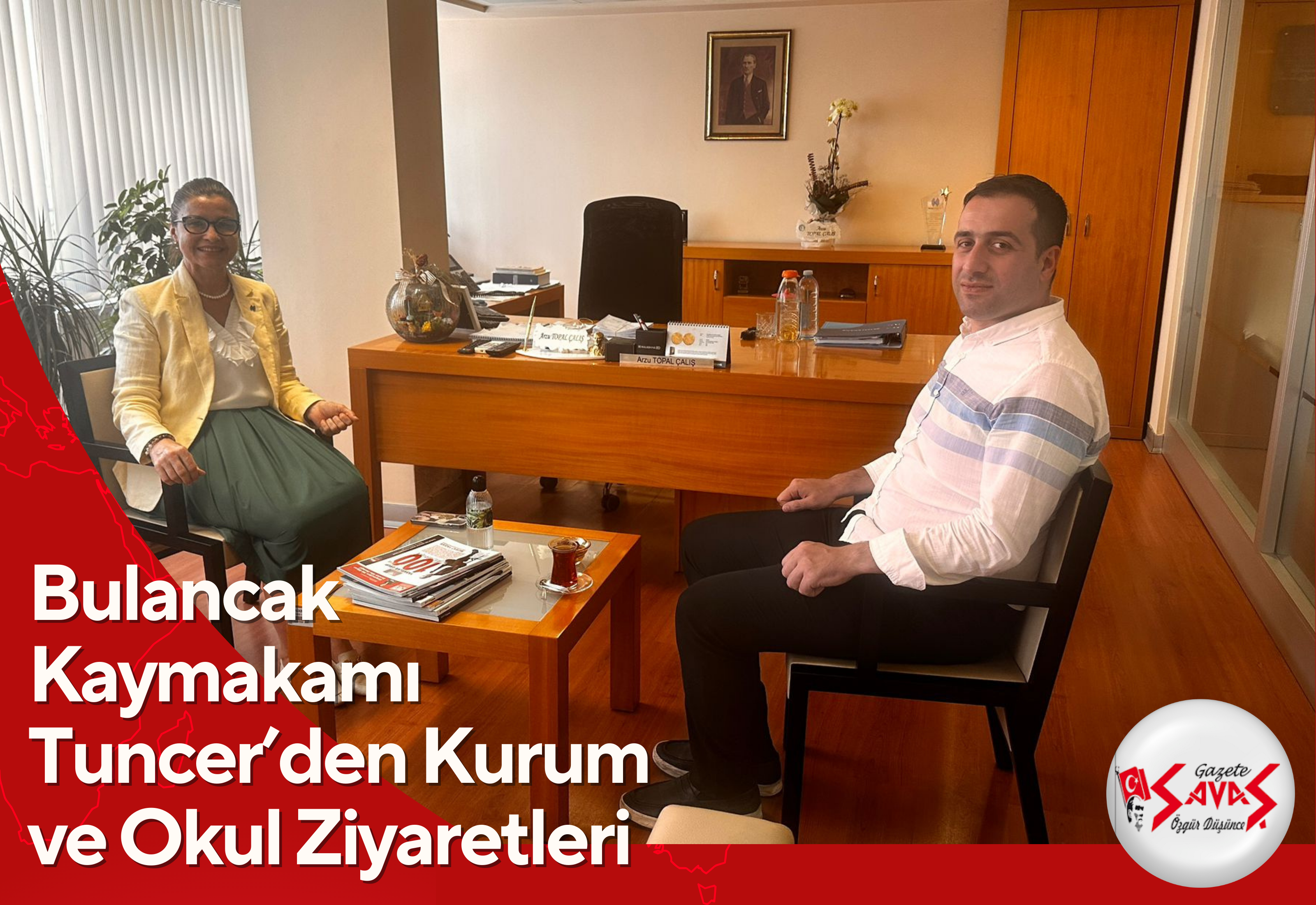 Bulancak Kaymakamı Tuncer’den Kurum ve Okul Ziyaretleri