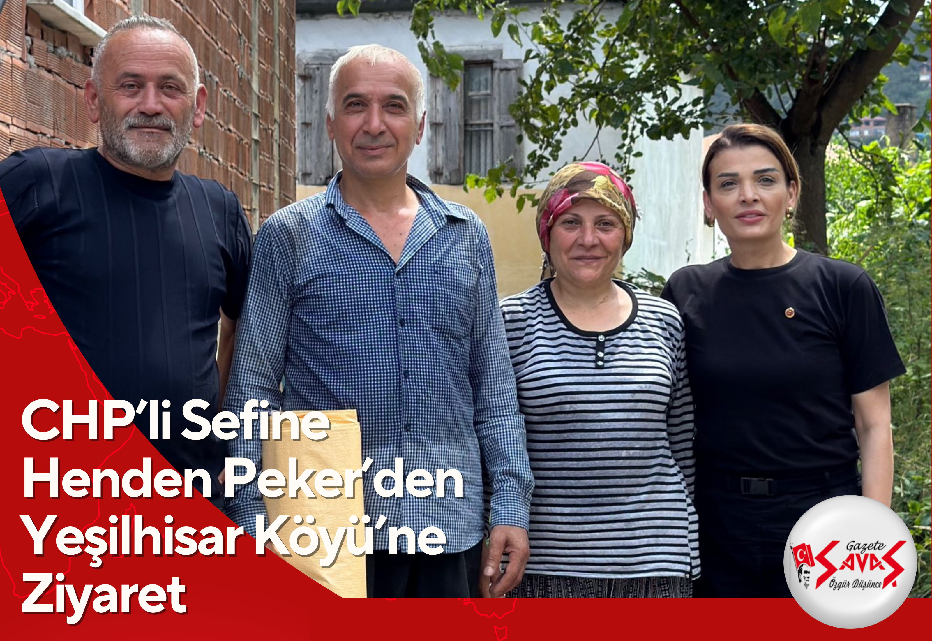 CHP’li Sefine Henden Peker’den Yeşilhisar Köyü’ne Ziyaret