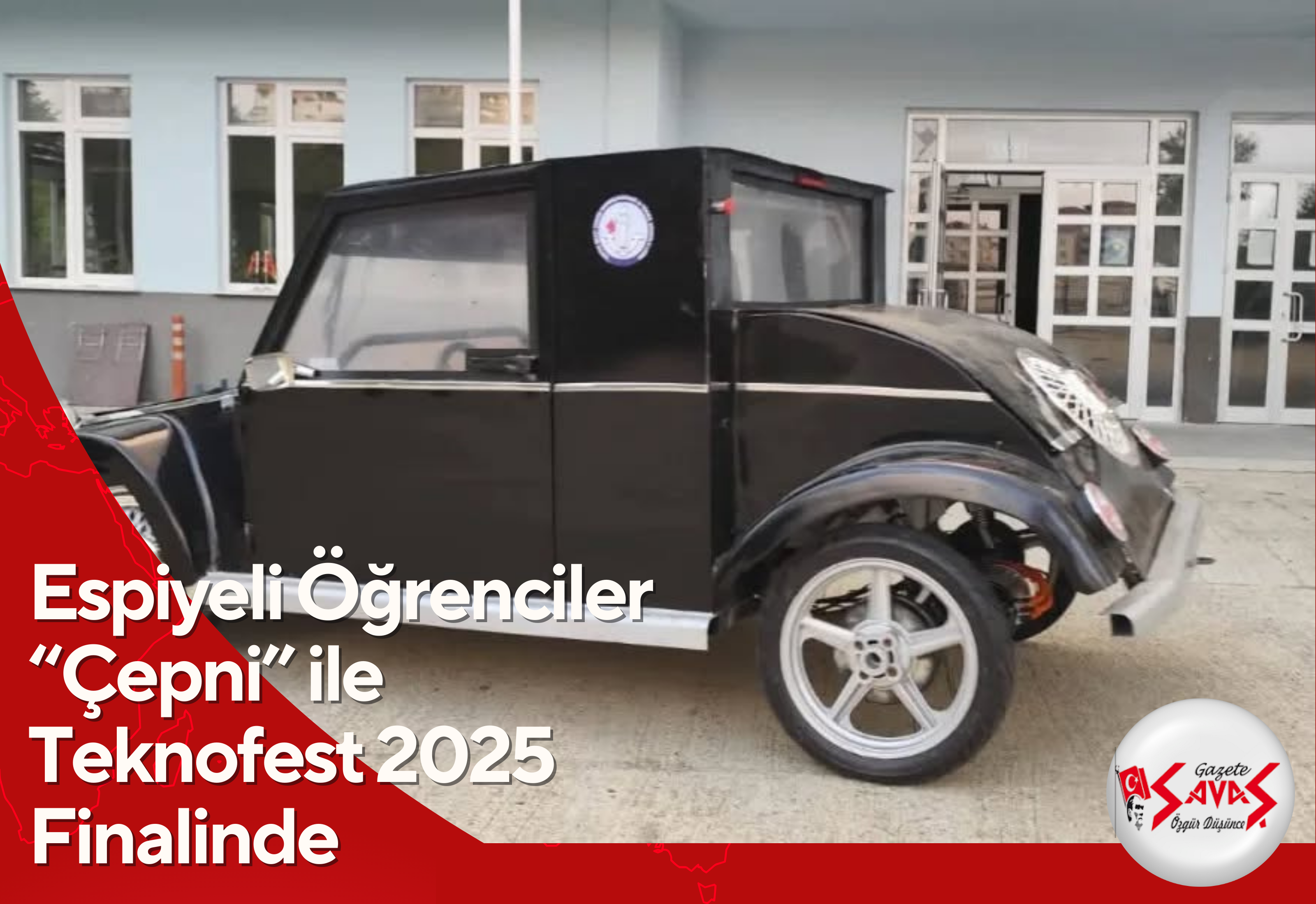 Espiyeli Öğrenciler “Çepni” ile Teknofest 2025 Finalinde