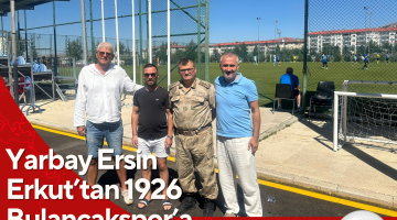 Yarbay Ersin Erkut’tan 1926 Bulancakspor’a Moral Ziyareti