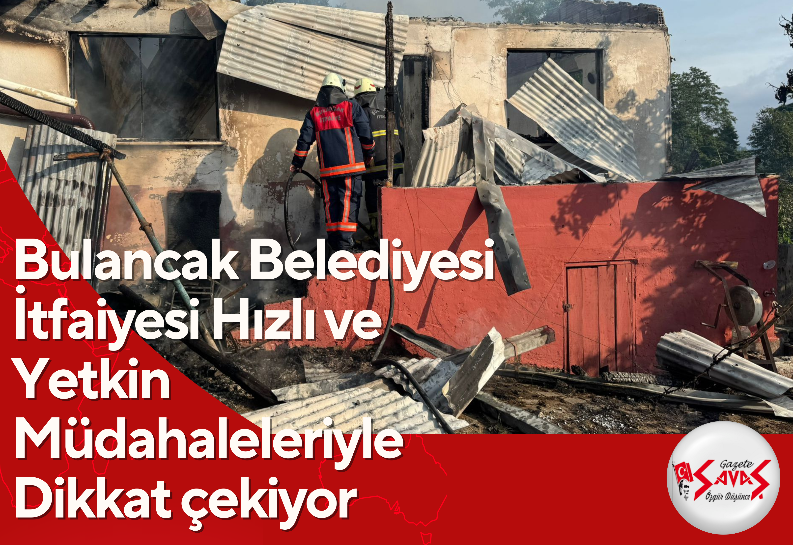 Bulancak Belediyesi İtfaiyesi Hızlı ve Yetkin Müdahaleleriyle Dikkat çekiyor