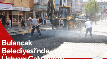 Bulancak Belediyesi’nde Üstyapı Çalışmaları Dur Durak Bilmiyor