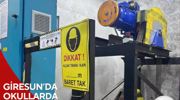 GİRESUN’DA OKULLARDA ASANSÖR BAKIM HAMLESİ