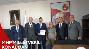MHP MİLLETVEKİLİ KONAL’DAN GAZETECİLER DERNEĞİ’NE ZİYARET