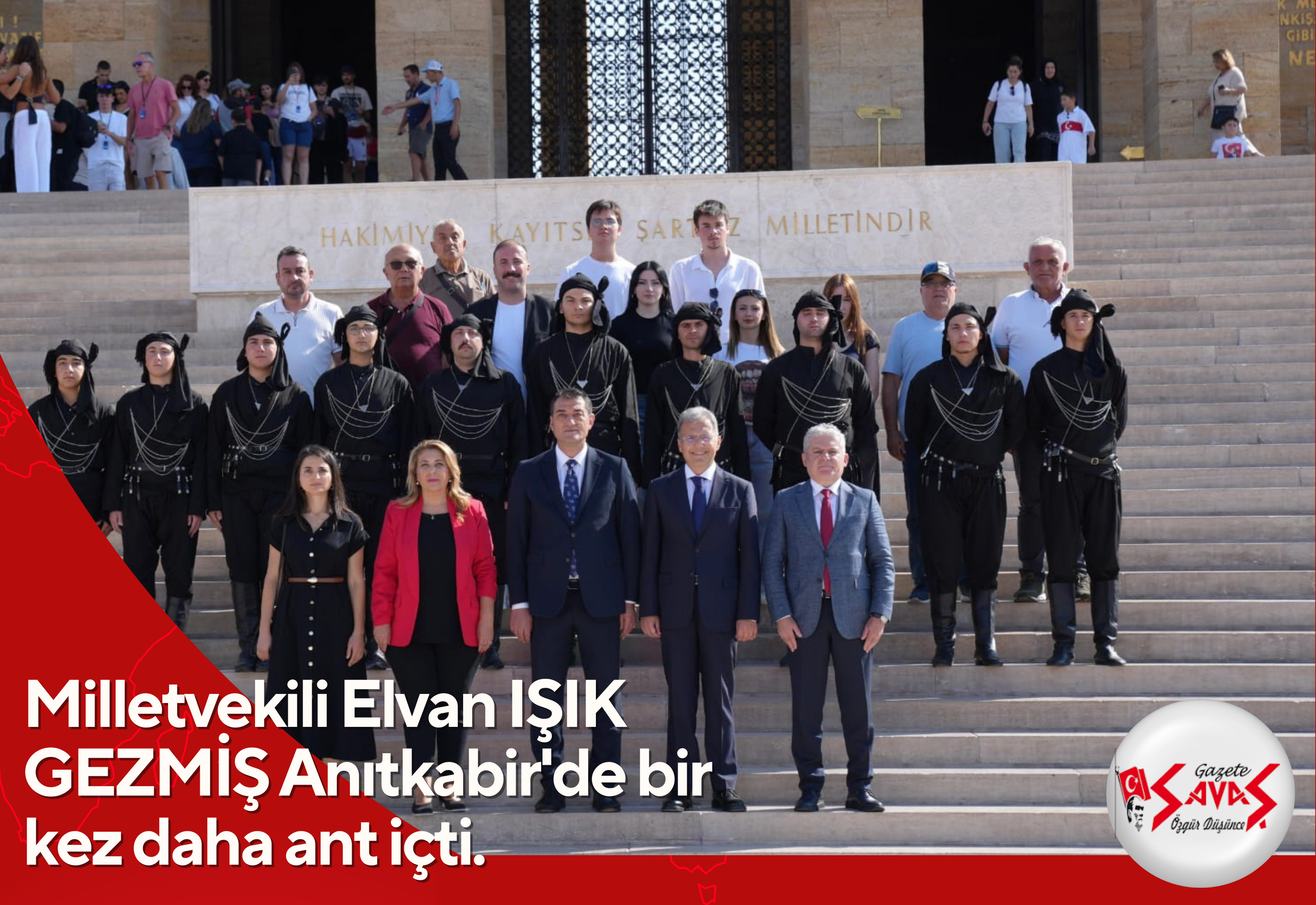 Milletvekili Elvan IŞIK GEZMİŞ Anıtkabir’de bir kez daha ant içti.