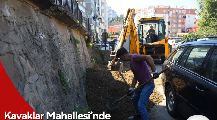 Kavaklar Mahallesi’nde Altyapı ve Kaldırım Hamlesi