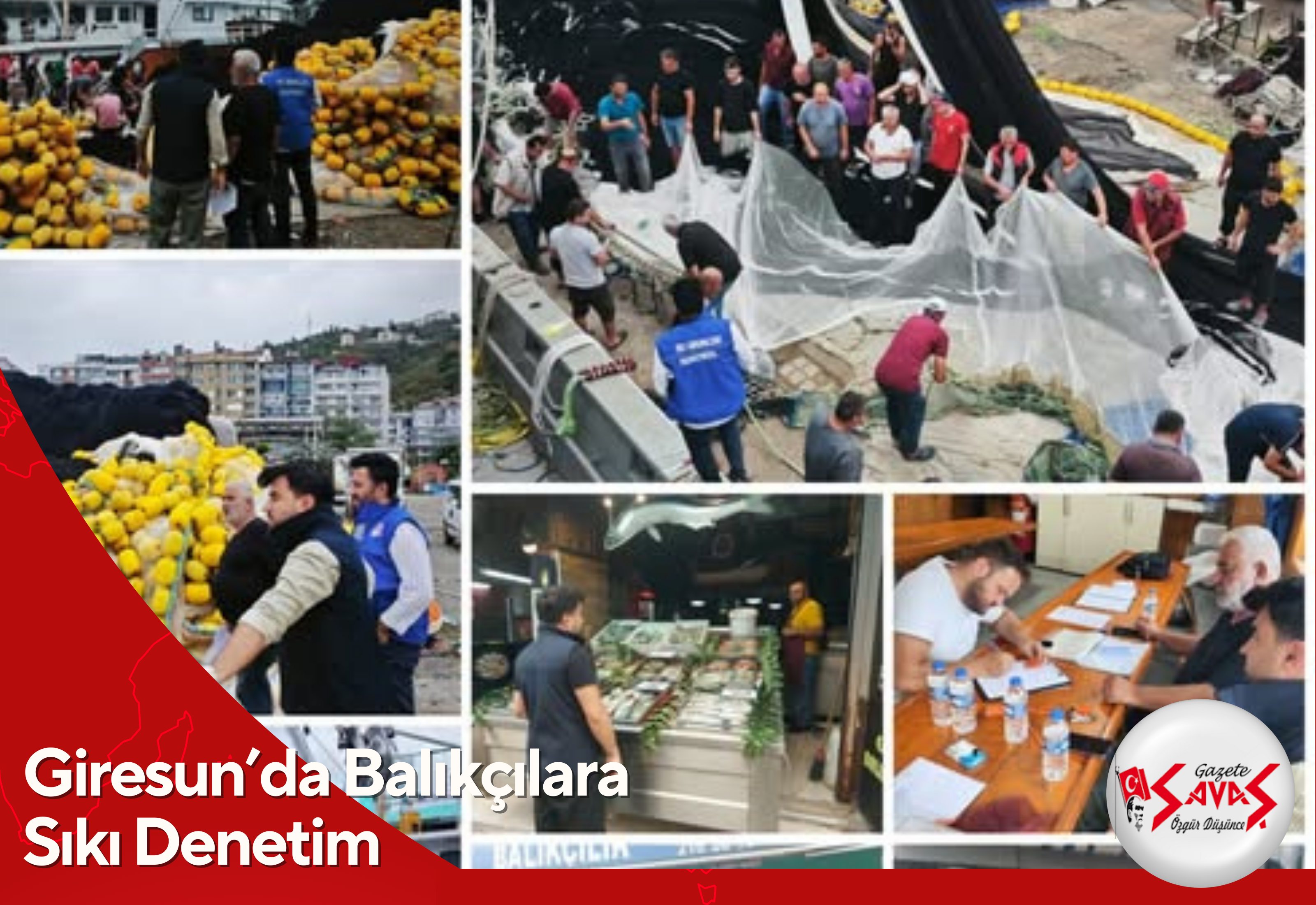 Giresun’da Balıkçılara Sıkı Denetim