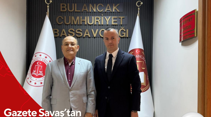 Gazete Savaş’tan Başsavcı Koloğlu’na Nezaket Ziyareti