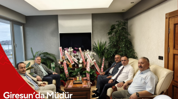 Giresun’da Müdür Yılmaz’a Hayırlı Olsun Ziyareti