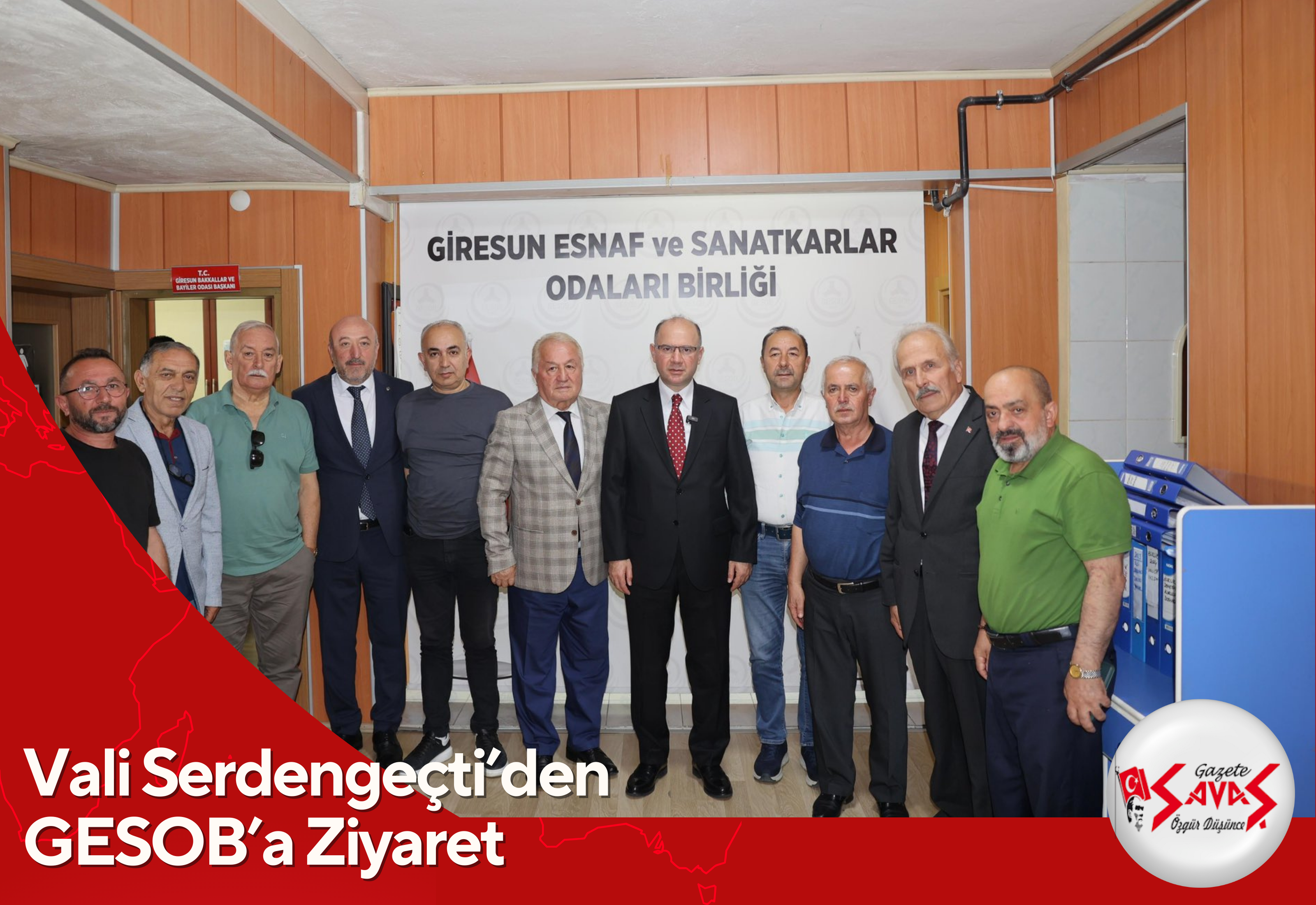 Vali Serdengeçti’den GESOB’a Ziyaret
