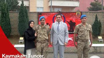 Kaymakam Tuncer, Rütbe Terfi Törenine Katıldı