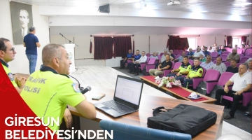 GİRESUN BELEDİYESİ’NDEN OKUL SERVİSLERİNE DENETİM