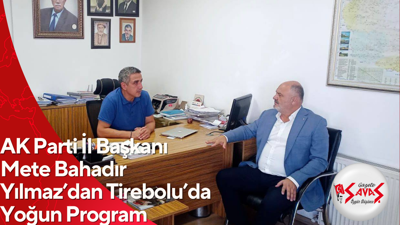 AK Parti İl Başkanı Mete Bahadır Yılmaz’dan Tirebolu’da Yoğun Program