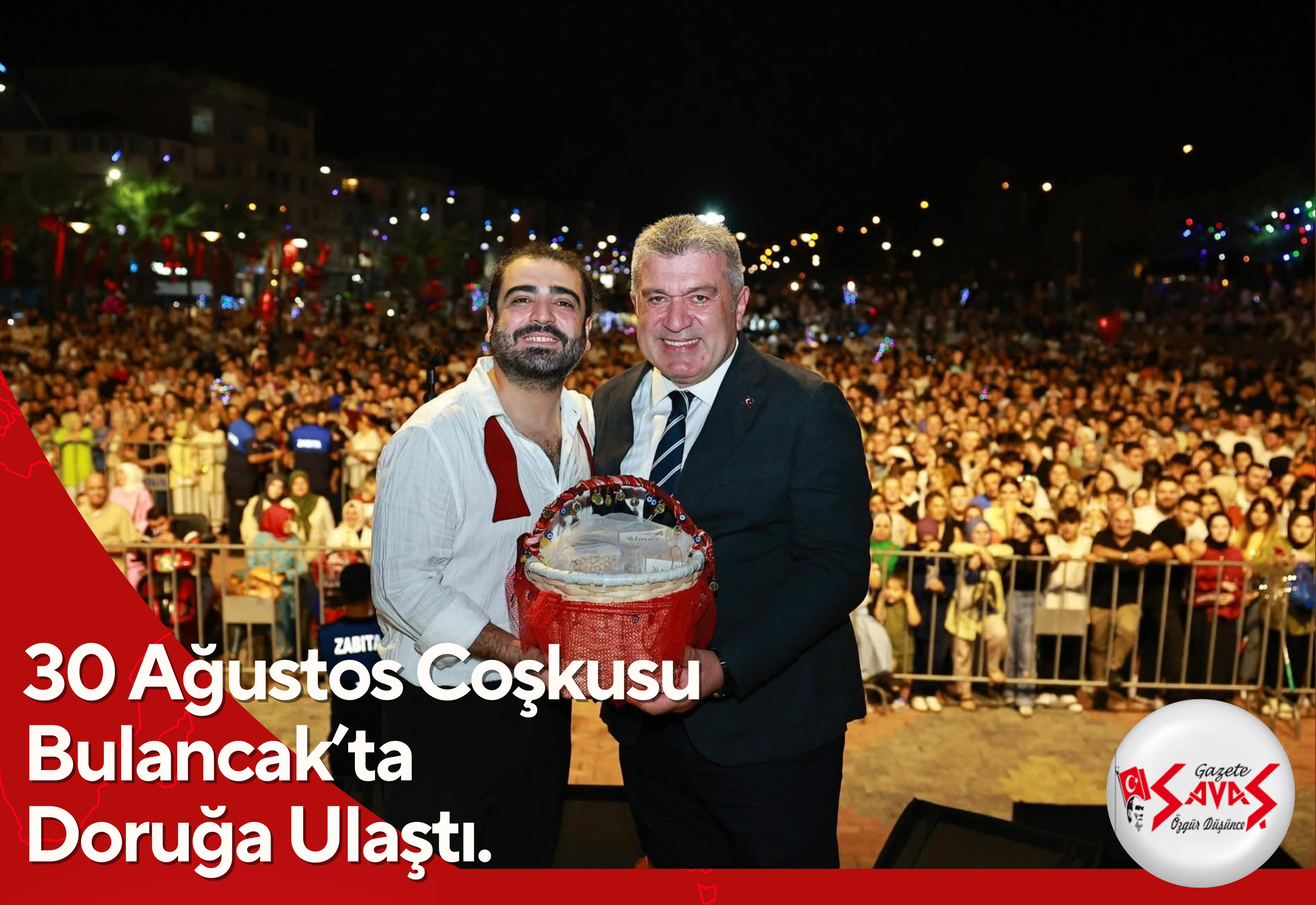 30 Ağustos Coşkusu Bulancak’ta Doruğa Ulaştı: Zafer Yürüyüşü ve Selçuk Balcı Konseriyle Unutulmaz Akşam