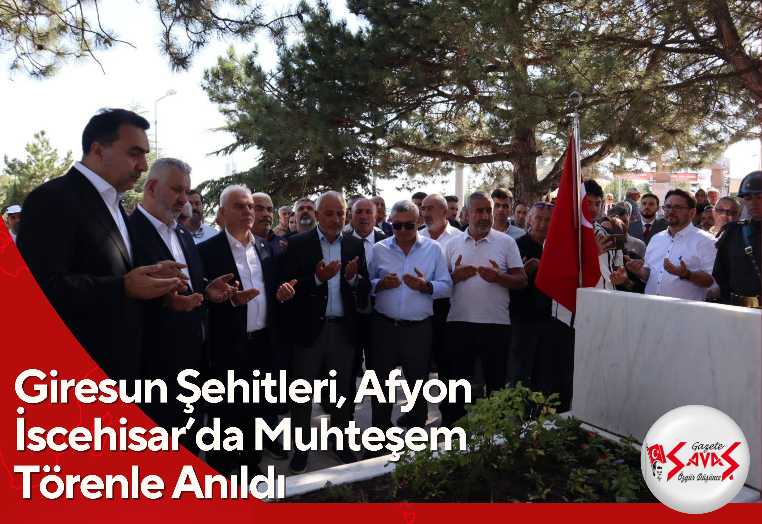 Giresun Şehitleri, Afyon İscehisar’da Muhteşem Törenle Anıldı