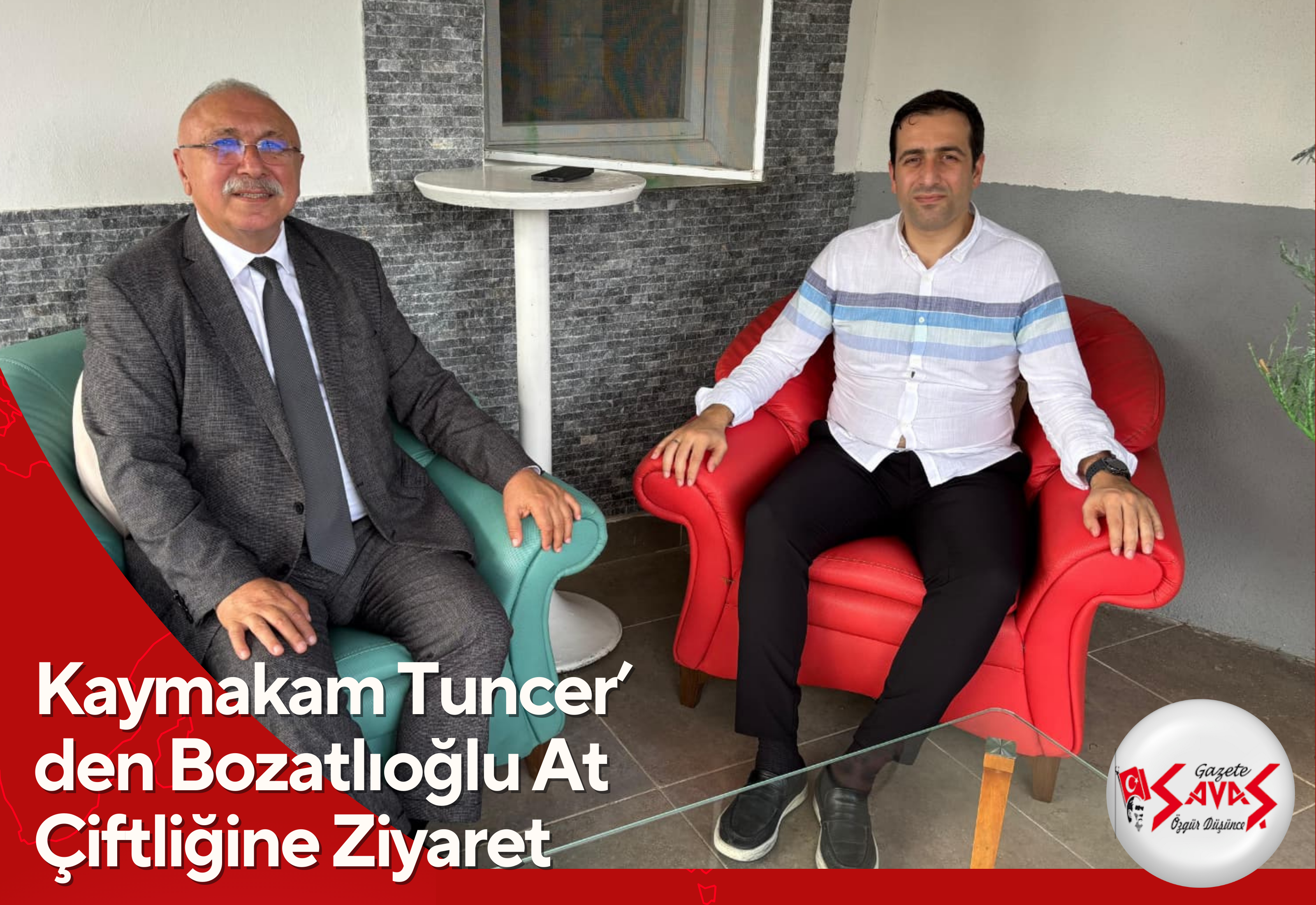 Kaymakam Tuncer’den Bozatlıoğlu At Çiftliğine Ziyaret