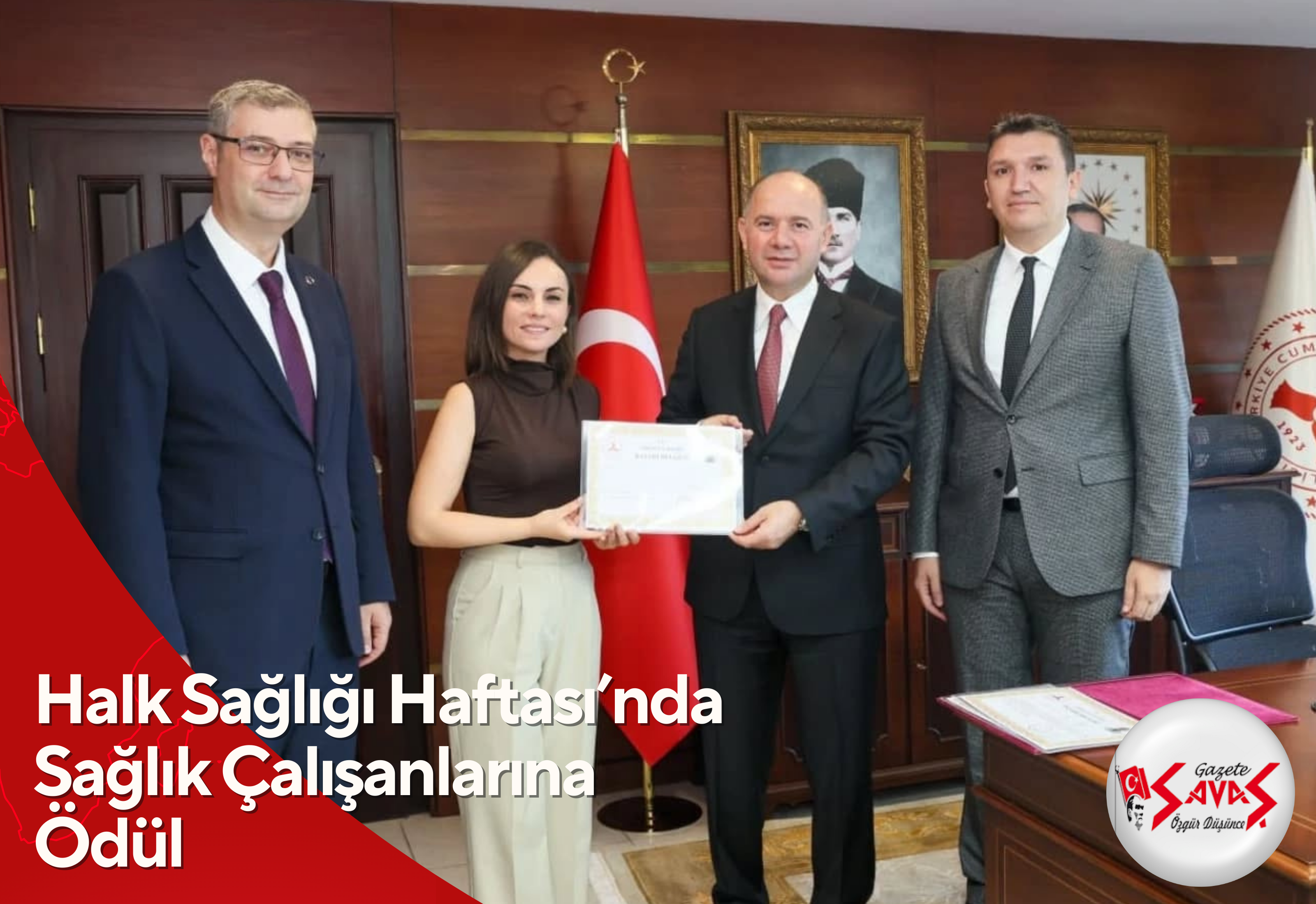 Halk Sağlığı Haftası’nda Sağlık Çalışanlarına Ödül