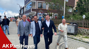 AK Parti Heyeti Kovanlık’ta Esnaf ve Belediye Ziyaretinde