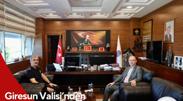 Giresun Valisi’nden Polis Başmüfettişine Ziyaret