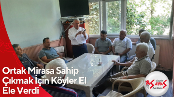 Ortak Mirasa Sahip Çıkmak İçin Köyler El Ele Verdi