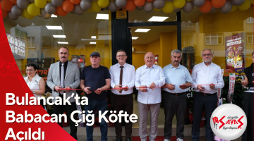 Bulancak’ta Babacan Çiğ Köfte Açıldı