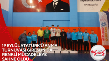 19 EYLÜL ATATÜRK’Ü ANMA TURNUVASI GİRESUN’DA RENKLİ MÜCADELEYE SAHNE OLDU