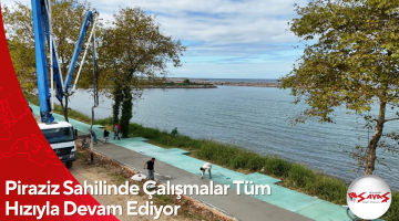 Piraziz Sahilinde Çalışmalar Tüm Hızıyla Devam Ediyor