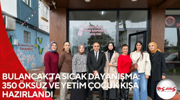 BULANCAK’TA SICAK DAYANIŞMA: 350 ÖKSÜZ VE YETİM ÇOCUK KIŞA HAZIRLANDI