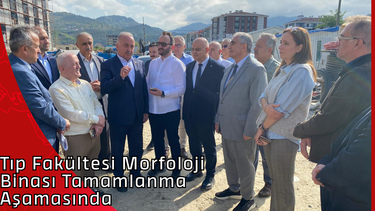 Tıp Fakültesi Morfoloji Binası Tamamlanma Aşamasında