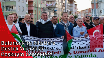 Bulancak’ta Filistin’e Destek Yürüyüşü Coşkuyla Gerçekleşti