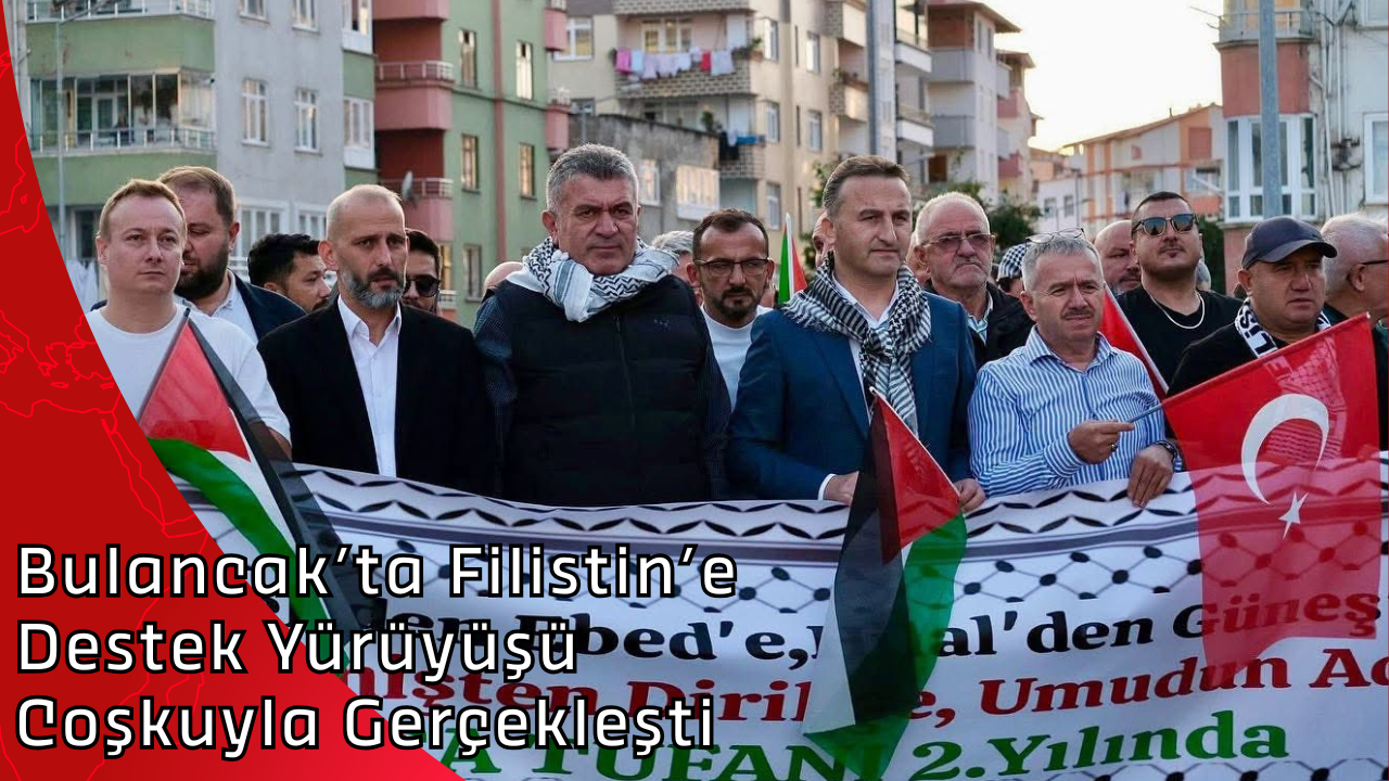 Bulancak’ta Filistin’e Destek Yürüyüşü Coşkuyla Gerçekleşti