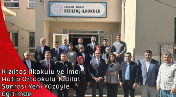 Kızıltaş İlkokulu ve İmam Hatip Ortaokulu Tadilat Sonrası Yeni Yüzüyle Eğitimde