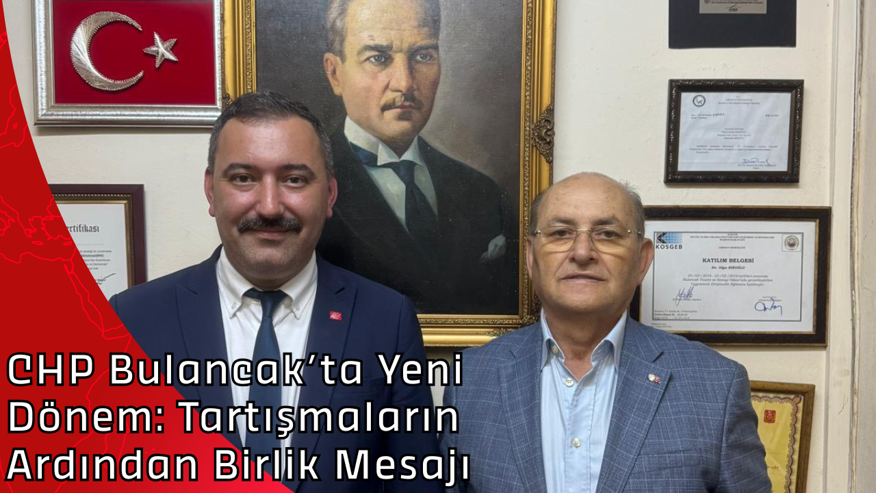 CHP Bulancak’ta Yeni Dönem: Tartışmaların Ardından Birlik Mesajı