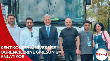 KENT KONSEYİ ÜNİVERSİTE ÖĞRENCİLERİNE GİRESUN’U ANLATIYOR