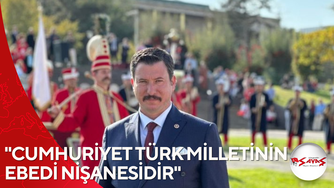 “CUMHURİYET TÜRK MİLLETİNİN EBEDİ NİŞANESİDİR”