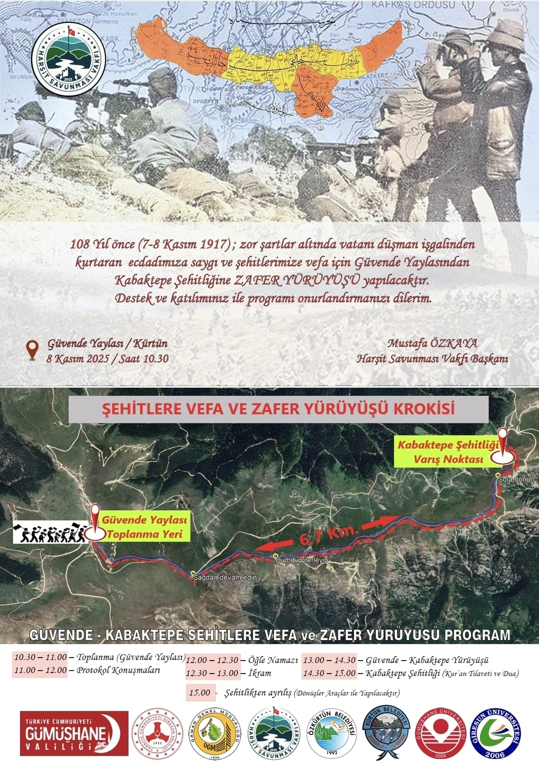 ŞEHİTLERE VEFA VE ZAFER YÜRÜYÜŞÜ