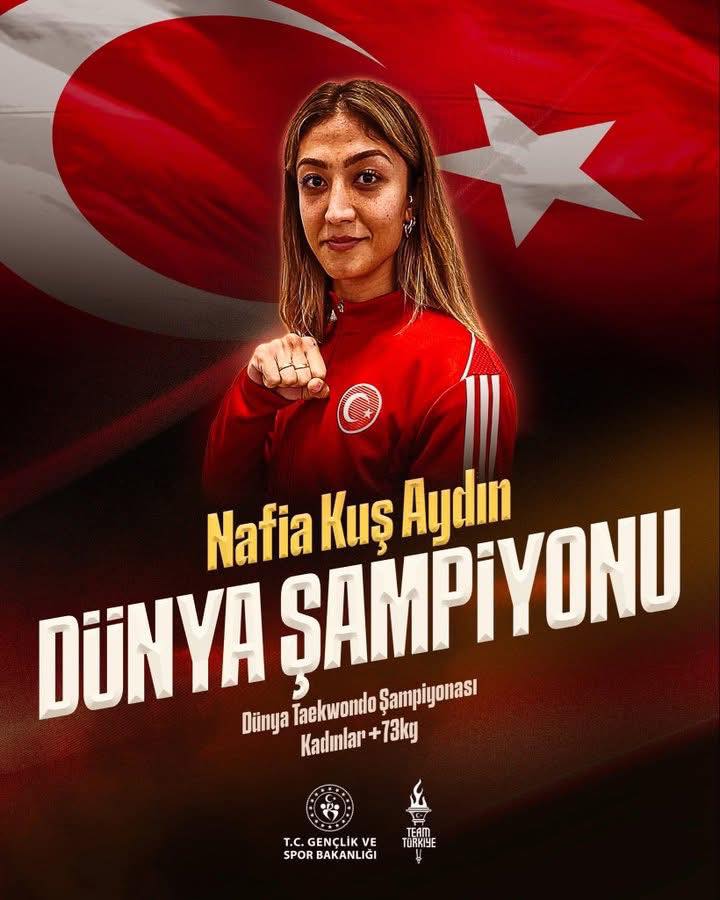 NAFİA KUŞ AYDIN DÜNYA ŞAMPİYONU!