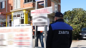 Bulancak’ta İzinsiz Reklam ve Afişlere Müdahale!