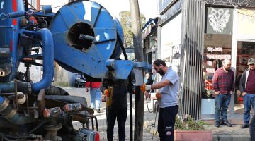 Bulancak’ta Yağmur Suyu ve Kanalizasyon Hatları Temizleniyor