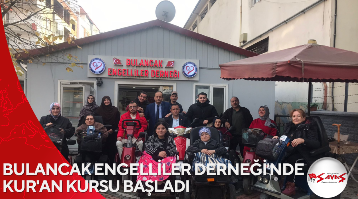 BULANCAK ENGELLİLER DERNEĞİ’NDE KUR’AN KURSU BAŞLADI