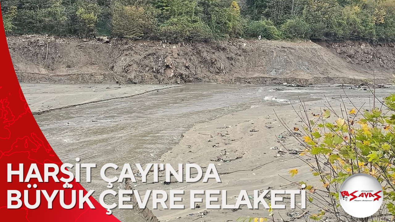 HARŞİT ÇAYI’NDA BÜYÜK ÇEVRE FELAKETİ