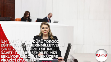 MİLLETVEKİLİ IŞIK GEZMİŞ’TEN ORDU MİTİNGİ DAVETİ:   TÜM HEMŞEHRİLERİMİZİ BEKLİYORUZ